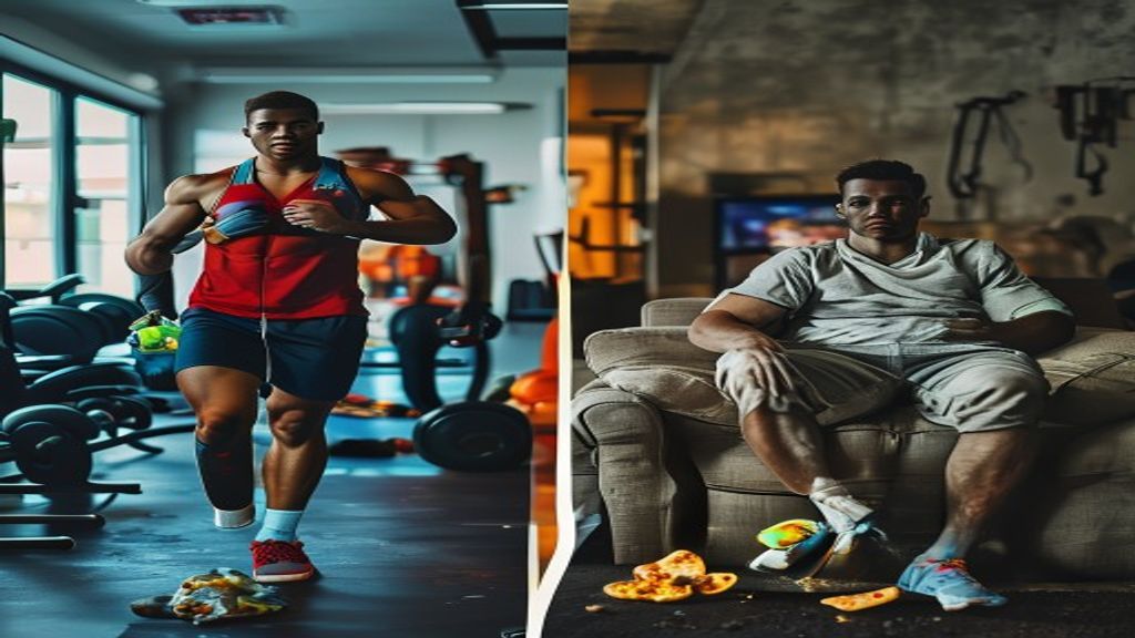 Me vs. The Gym in January vs. Me vs. The Gym in March